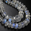 AAAA - SO GORGEOUS -HIGH QUALITY -EYE CLEAN -RAINBOW MOONSTONE MICRO FECTED BEADS -EACH PCS HAVE BLUE FLSHY FIRE -size 5 - 7 mm 25 pcs